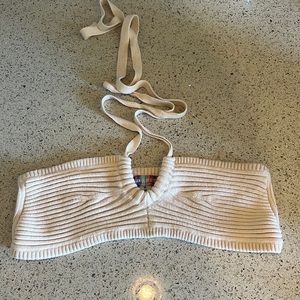 Urban outfitters tube top with halter strings
